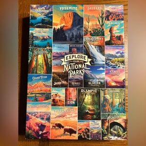 Explore Our National Parks Travel Collage Puzzle - 1000 pieces